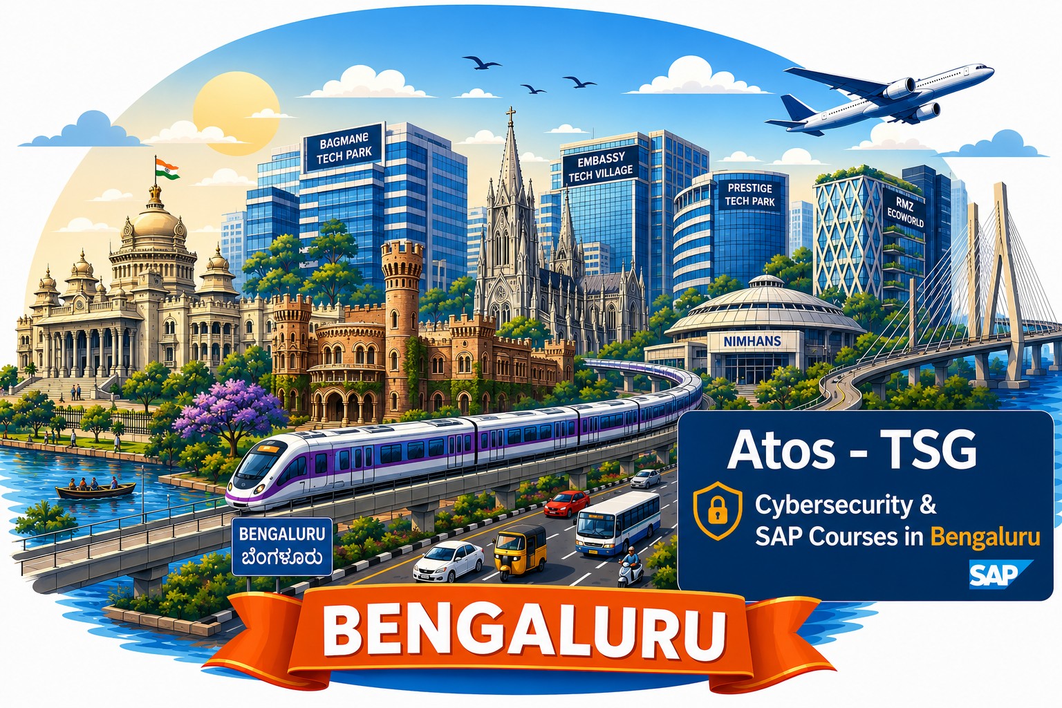 Course highlihgts : <span class="site-text-primary">Cyber security & SAP Training in Bengaluru</span> 