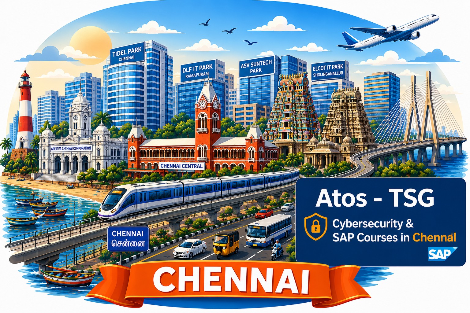 Course highlihgts : <span class="site-text-primary">Cyber security & SAP Training in Chennai</span>
