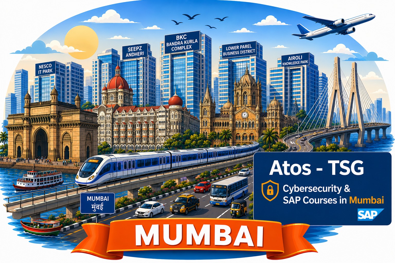 Course highlihgts : <span class="site-text-primary">Cyber security & SAP Training in Mumbai</span>
