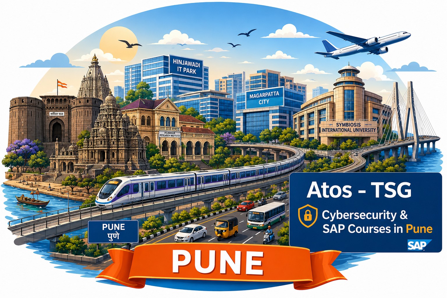 Course highlihgts : <span class="site-text-primary">Cyber security & SAP Training in Pune</span> 